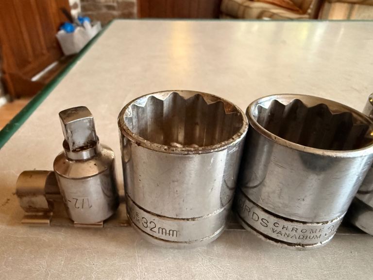 sockets various 1/2 and 3/8 drive