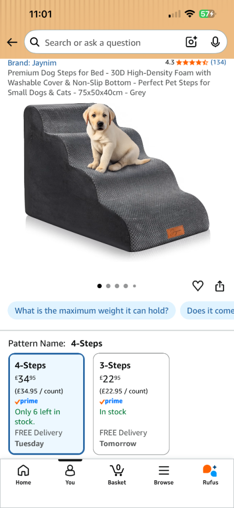 Dog steps