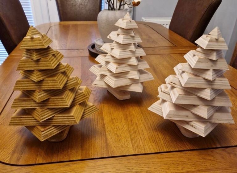 Handmade Wooden Christmas Decorations