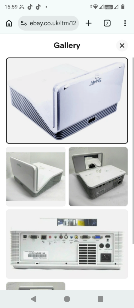SMART DLP UF70 PROJECTOR HDMI GAMING PRESENTATION