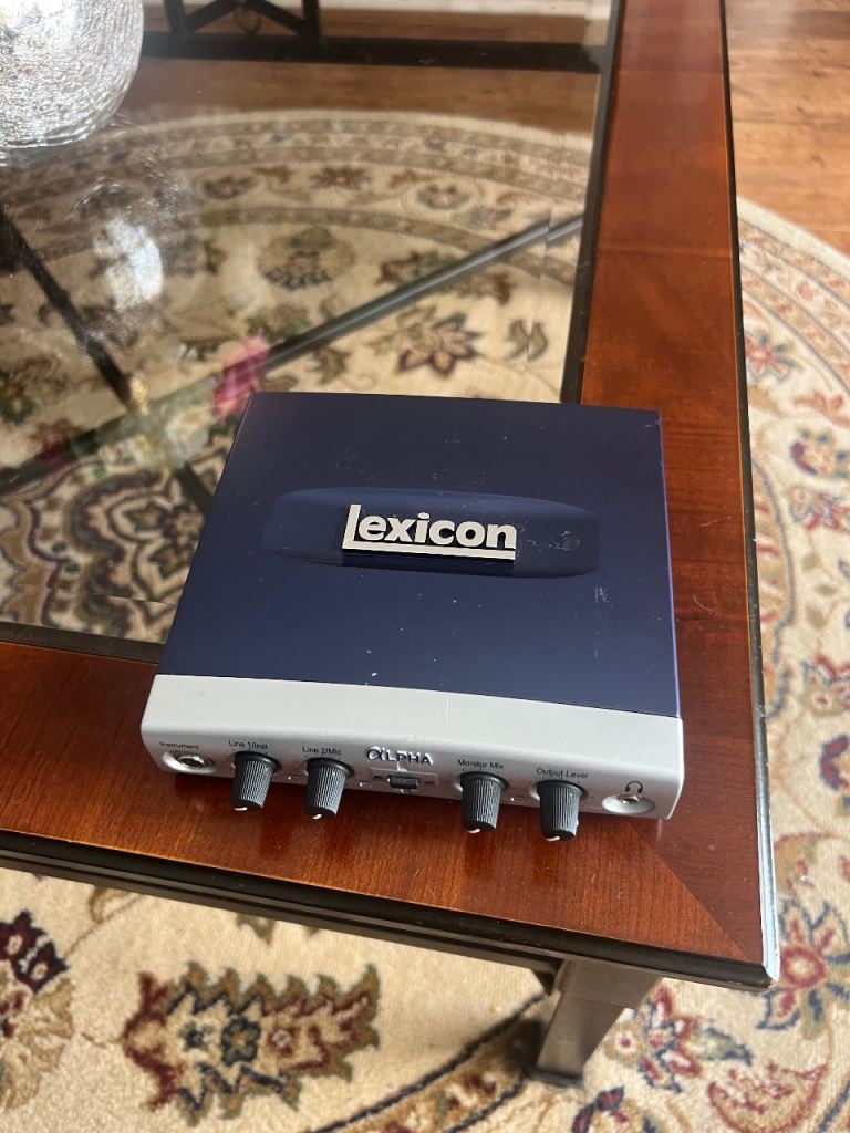 Lexicon Alpha Audio Interface - USB Studio Recording