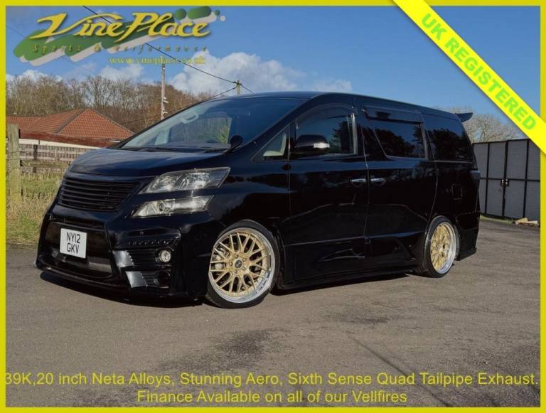 2012 Toyota Vellfire 2.4 Z, Auto, 7 Seats, Full Aero MPV Petrol Automatic