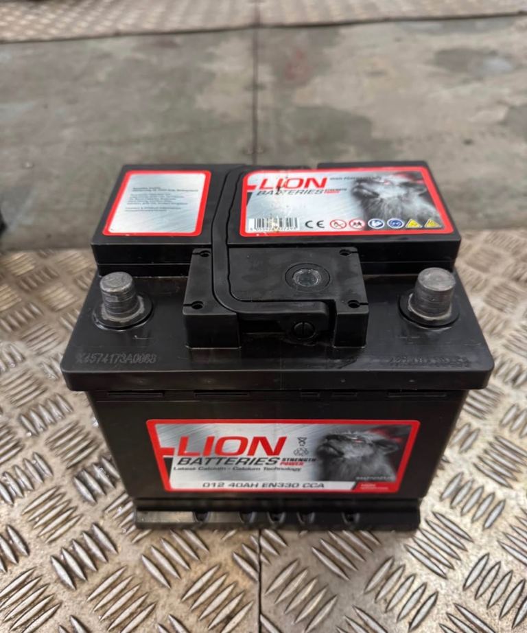 LION 12 VOLT BATTERY USED CONDITION  40AH COME OUT OF A 2006 FIESTA