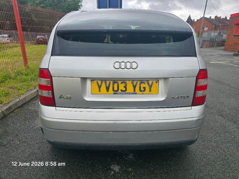 Audi, A2, Hatchback, 2003, Manual, 1422 (cc), 5 doors June MOT