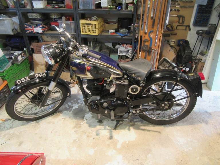 Lovely classic 1948 BSA C11 250cc 
