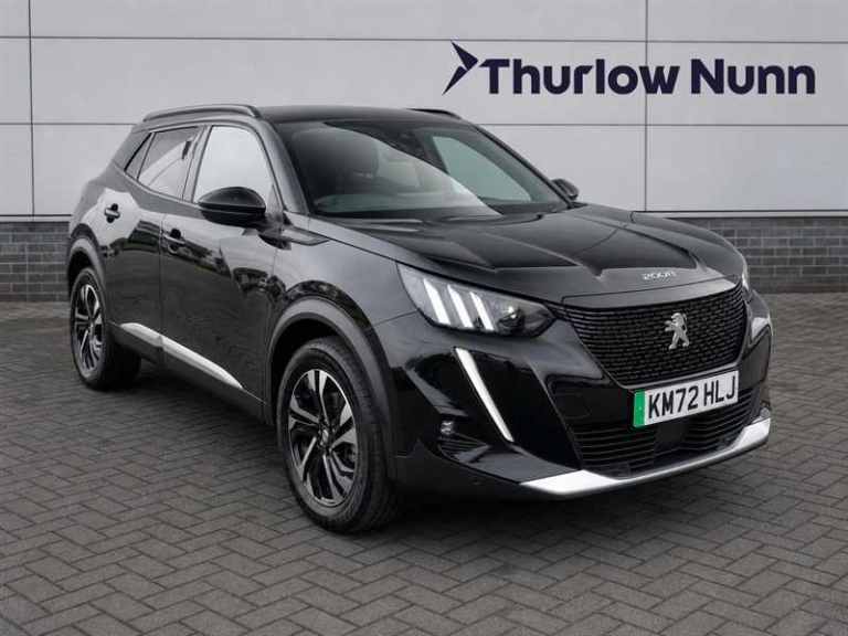 2022 Peugeot E-2008 50kWh GT SUV 5dr Electric Auto (7kW Charger) (136 ps) SUV Electric Automatic