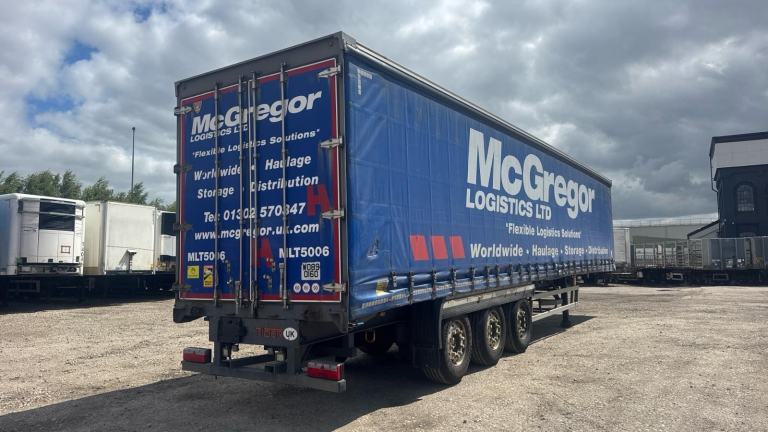 2020 Curtainside trailer Moffet Mounty brackets SAF drum brakes tested February