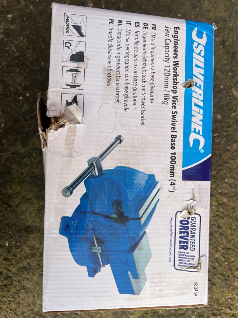 Worktop vice swivel