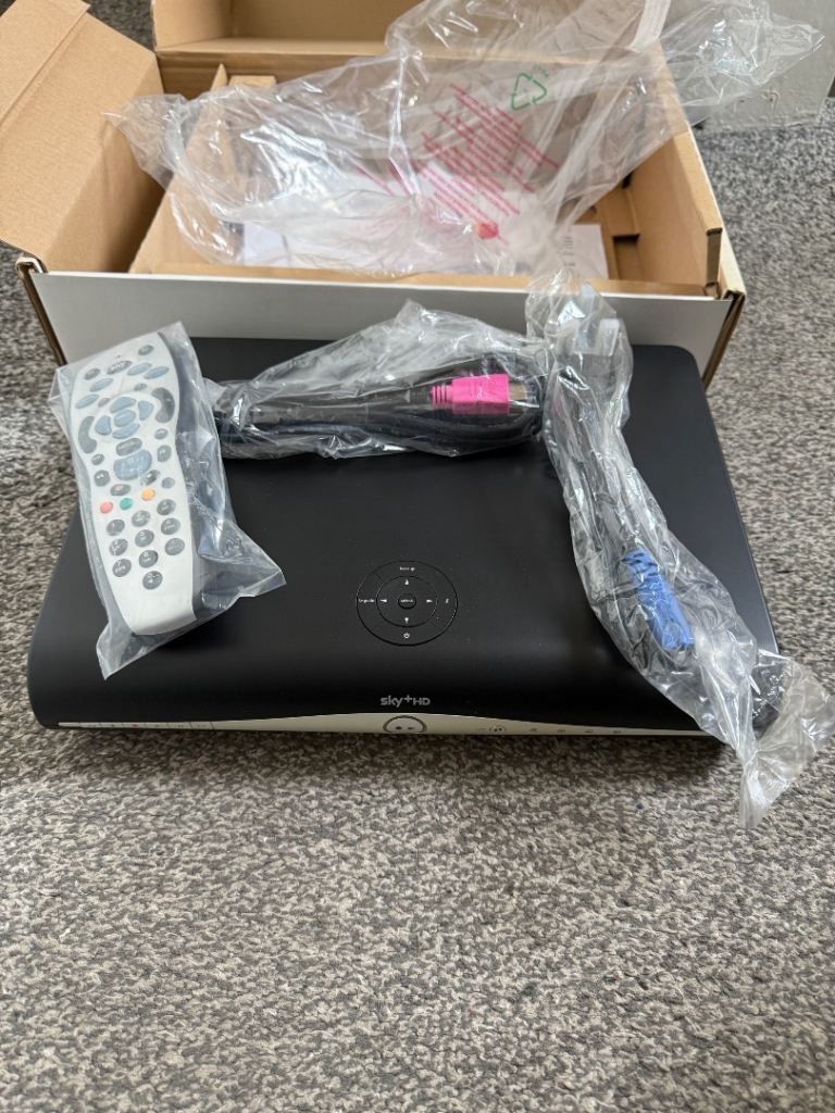 SKY+ HD Box With Remote and HDMI Cable
