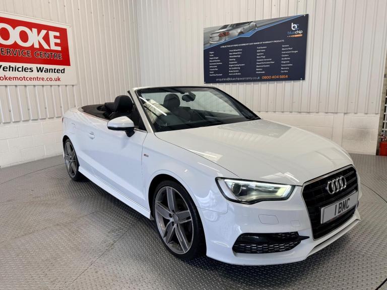 2015 Audi A3 Cabriolet 2.0 TDI S line Euro 6 (s/s) 2dr CONVERTIBLE Diesel Manual