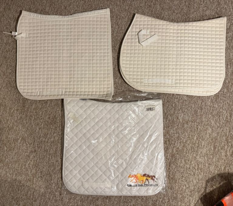 Saddle pads all 3 for £10