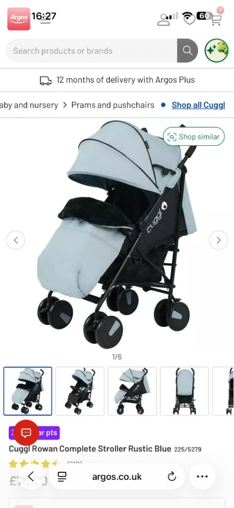 Cuggl stroller