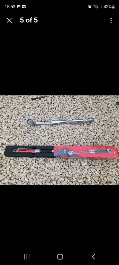 Teng Tools 1/4" drive torque wrench (likely model 1492AG-CT)