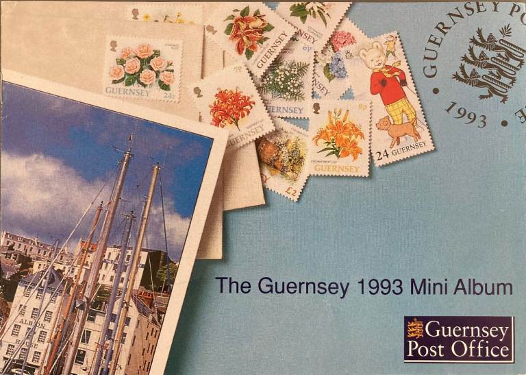 Stamp Album Blank Vintage Guernsey 1993 – post or collect