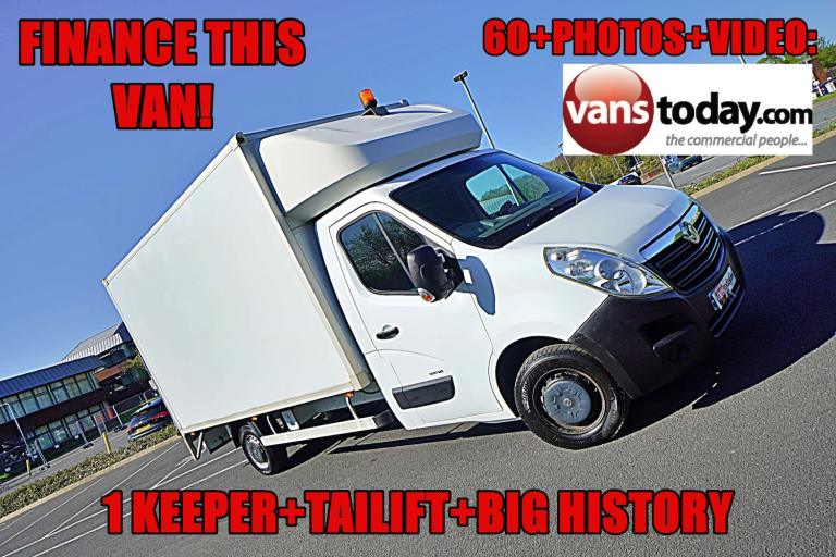 2013 Vauxhall Movano 2.3 Movano F3500 L3H1 CDTi Luton + Tail Lift Luton Diesel Manual