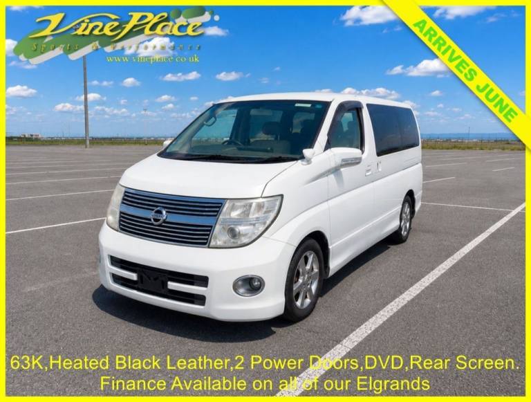 2008 Nissan Elgrand 3.5 Highway Star Black Leather Edition,Auto,8 Seats MPV Petrol Automatic