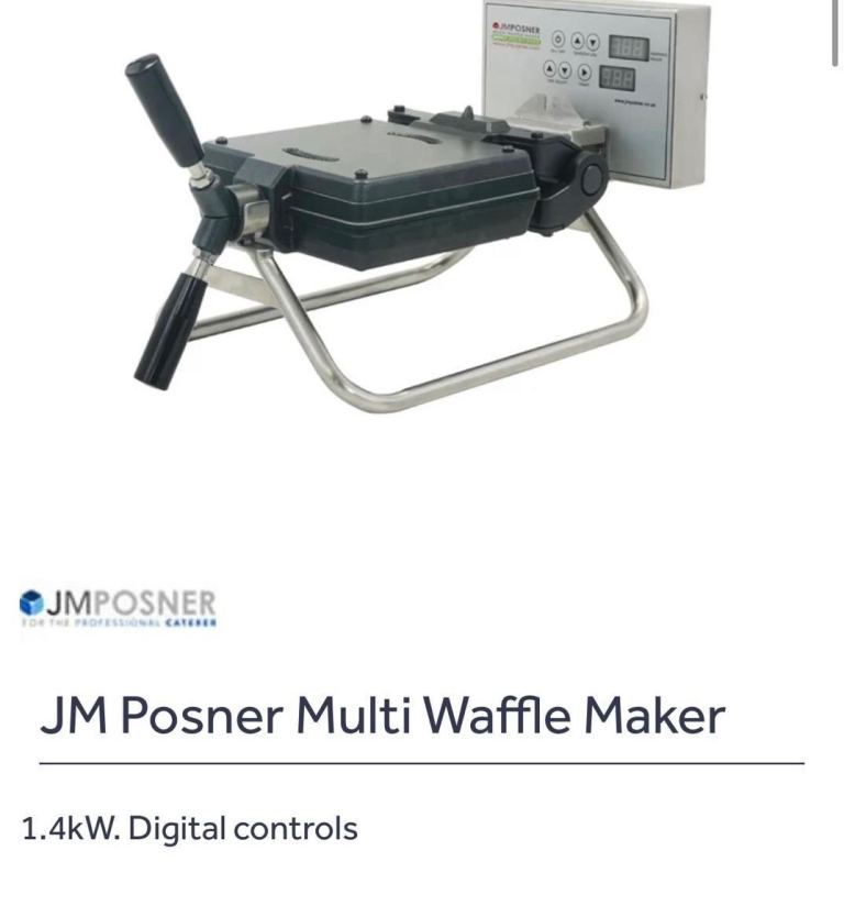 JM Posner Multi Waffle Maker – Brand New