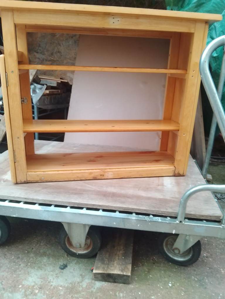 Solid pine wood hand made very strong deep shelves 