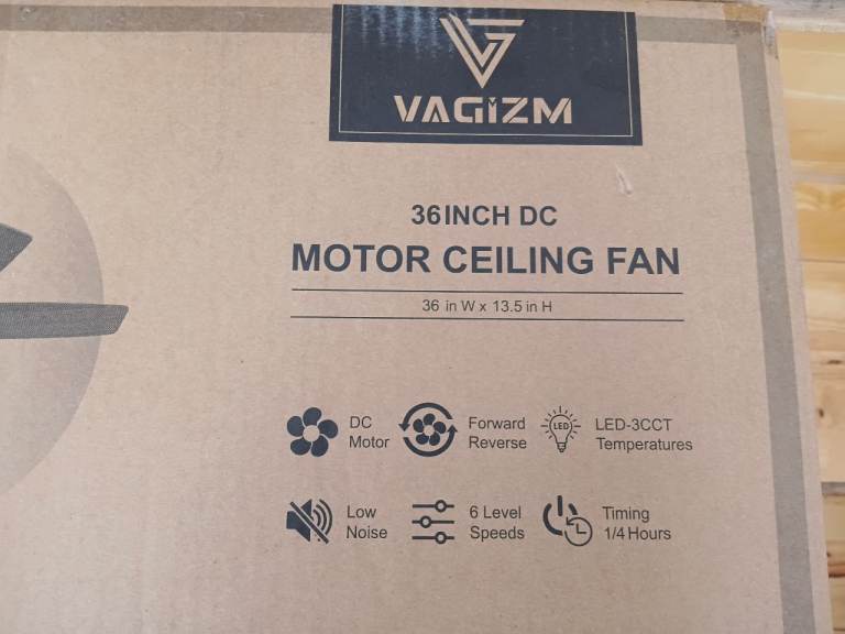 A brand unopened Viagizm ceiling fan