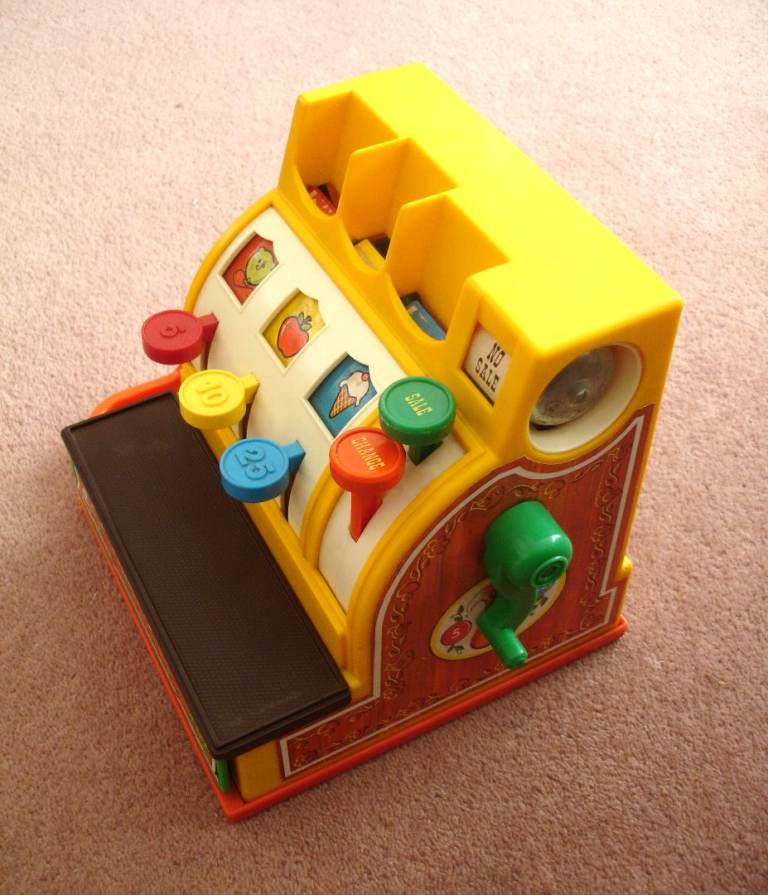 Fisher Price vintage cash register
