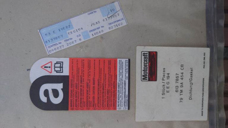 3 Ford Granada gaskets 