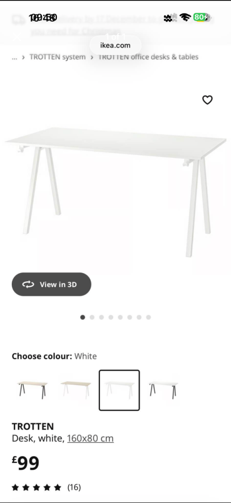 IKEA Trotton Computer Desk