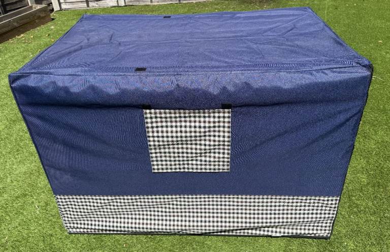 Bono Fido Heavy Duty Dog Crate 48" with Mat, Cover and Water Bowl