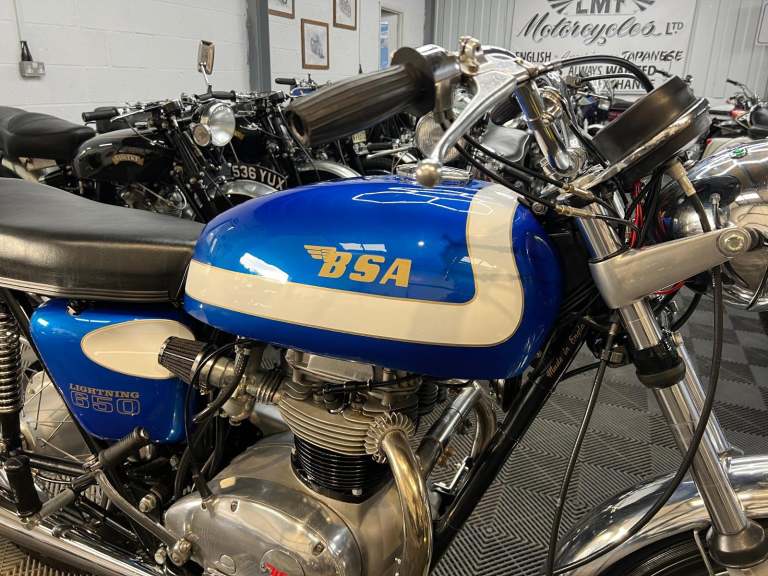 1971 BSA Lightning Twin Carburettor 650 cc Unit Construction, show condition, px