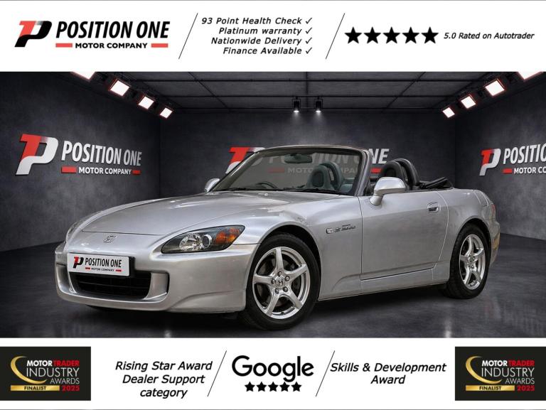 2003 Honda S2000 2.0i 2dr [Alarm] CONVERTIBLE PETROL Manual