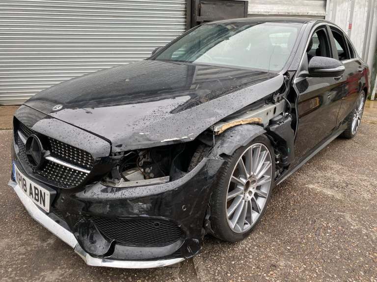 2018 18 REG MERCEDES C CLASS C200 AUTO AMG 1.6TDi DAMAGED REPAIRABLE SALVAGE