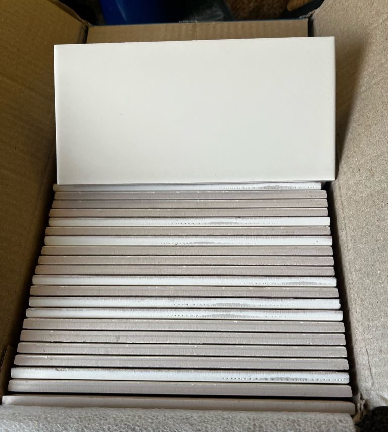 Cream Ceramic Wall Tiles. 