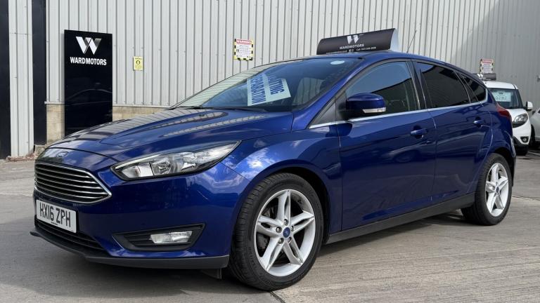 FORD FOCUS 1.0 T EcoBoost Zetec Blue 5dr LOWTAX+SATNAV+10 STAMPS 2016