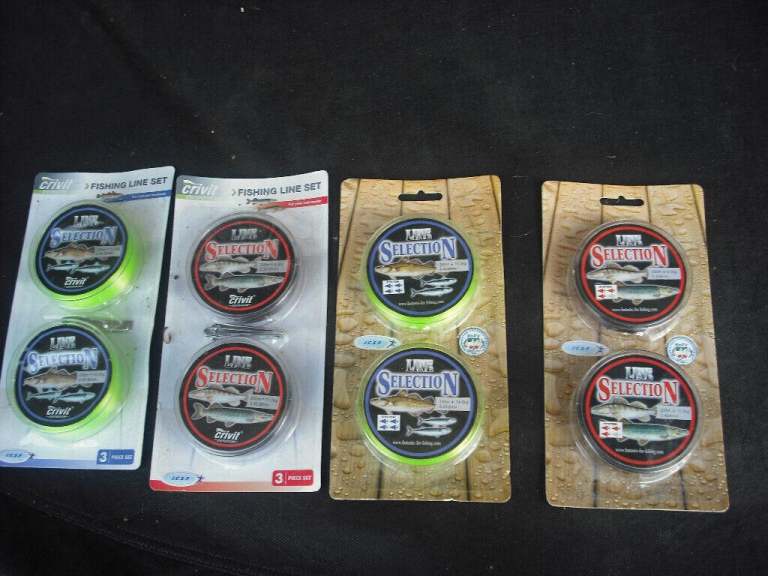 REDUCED -Fishing  Reel Lines, various breaking strains, unused / boxed / new condition.