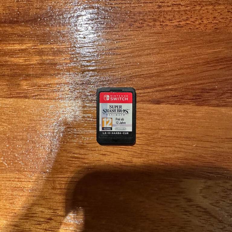Super Smash Bros. Ultimate Cartridge for Nintendo Switch.