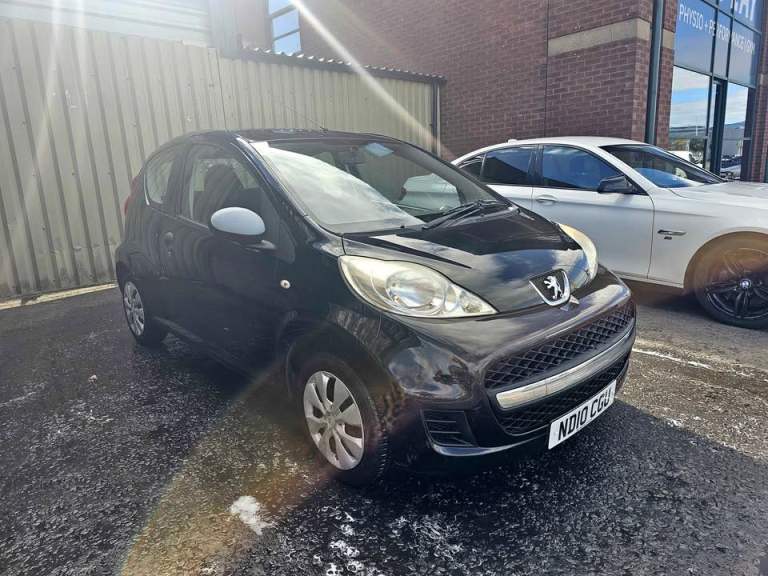 2010 Peugeot 107 black 60k low miles