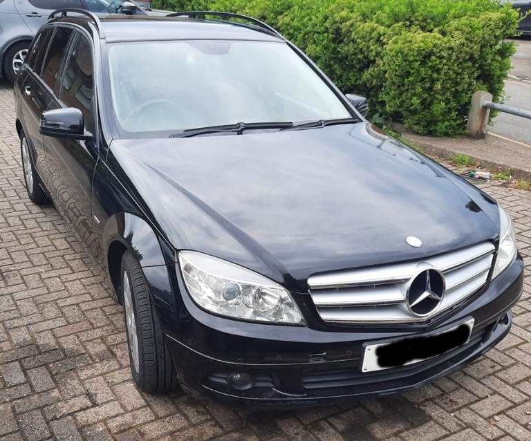 Mercedes C Class Bonnet FOR PARTS ONLY Black 2011 More parts available