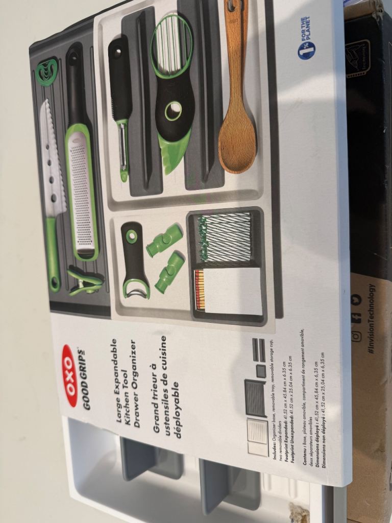 Oxo kitchen draw organiser