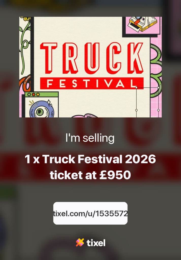 Truck Festival 2026 Ticket for Sale