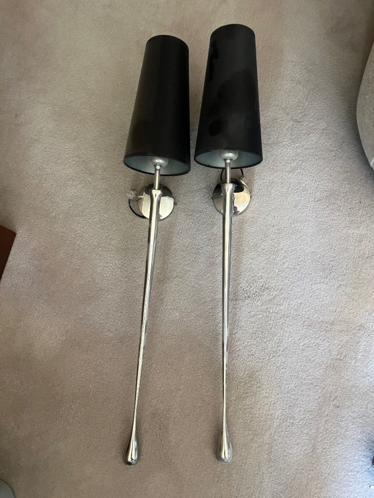 Array of various high end wall lights and lamps