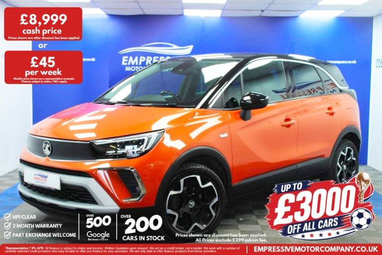 2021 21 VAUXHALL CROSSLAND 1.5 TURBO D ELITE NAV SUV 5DR DIESEL MANUAL EURO 6 (S