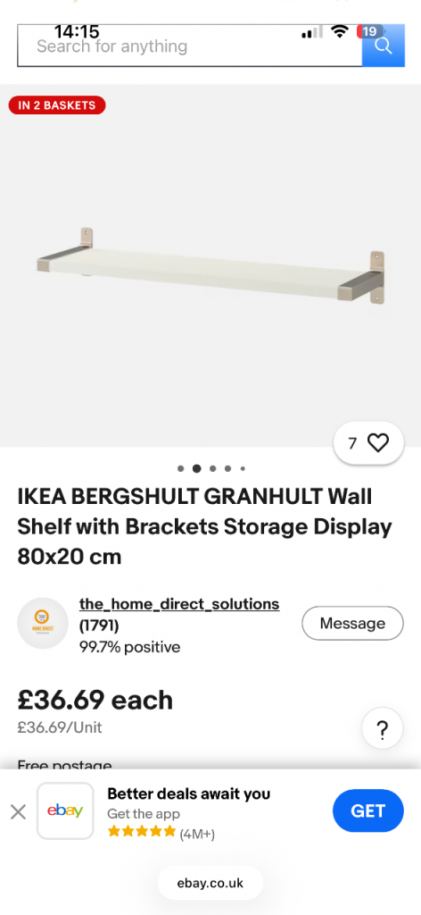 IKEA shelves 