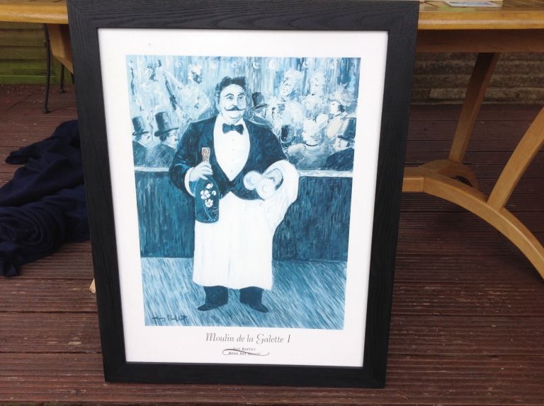 Framed 'Moulin de la Galette' Print – Good Condition