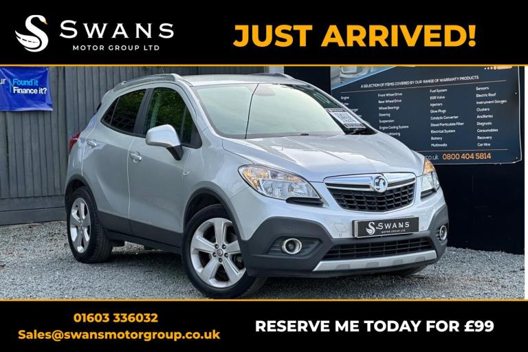 VAUXHALL MOKKA 1.4 T Tech Line Silver Manual Petrol 2014