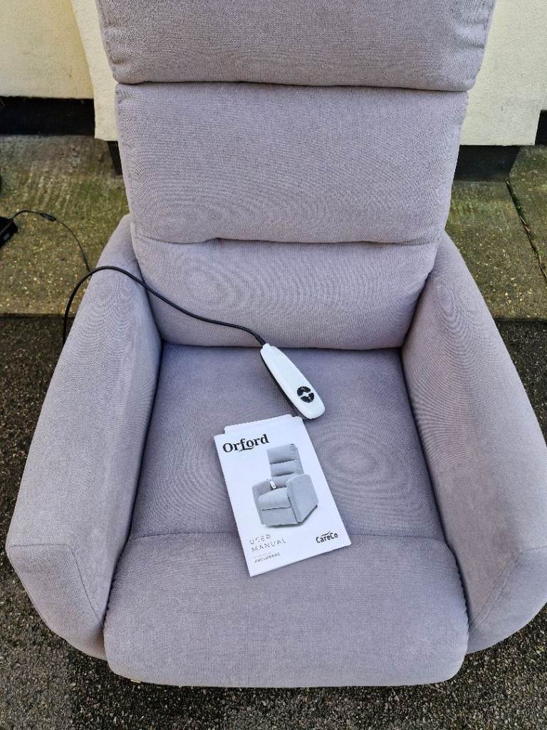 Careco Orford Riser Recliner Chair in Dove Grey