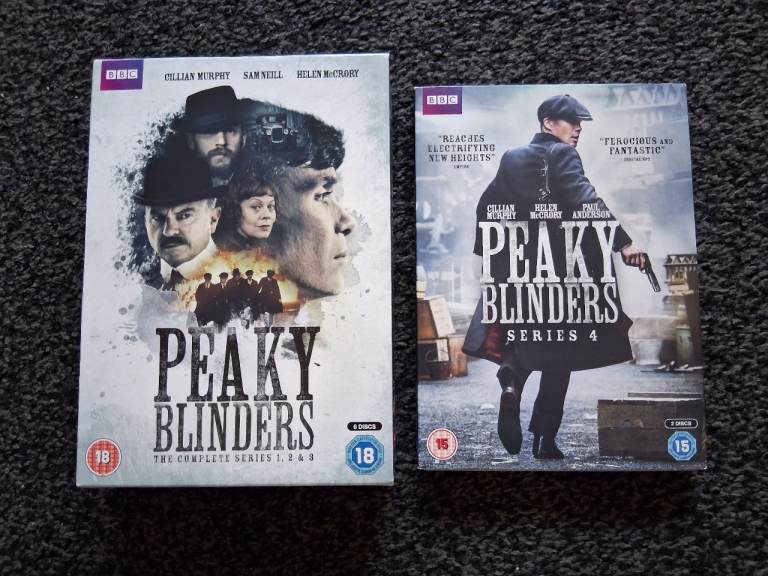 PEAKY BLINDERS SERIES 1-4 DVD