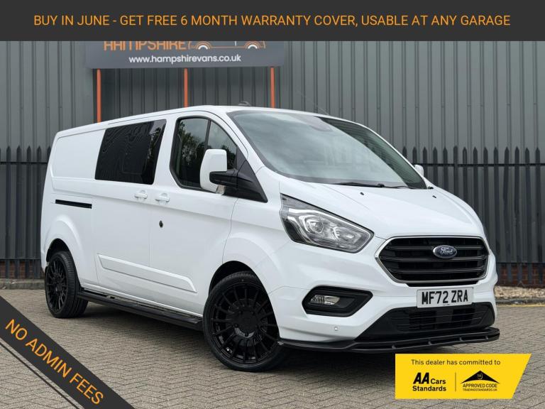 2022 Ford Transit Custom 2.0 300 EcoBlue Limited Crew Van Double Cab 5dr Diesel Manual L2 H1 Euro...