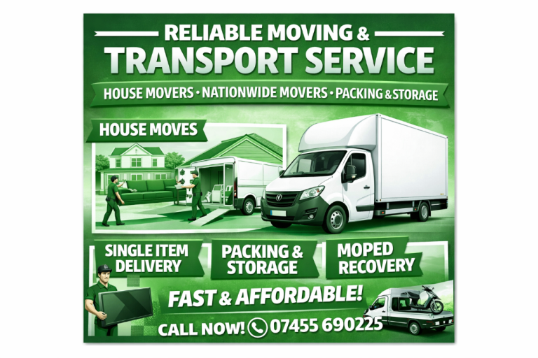 Man and Van / Removals | Professional and Affordable Man with Van / House Removals Services Movers