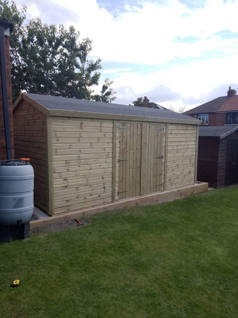 16x8 19mm T&G PREMIUM APEX WORKSHOP/GARDEN SHED 