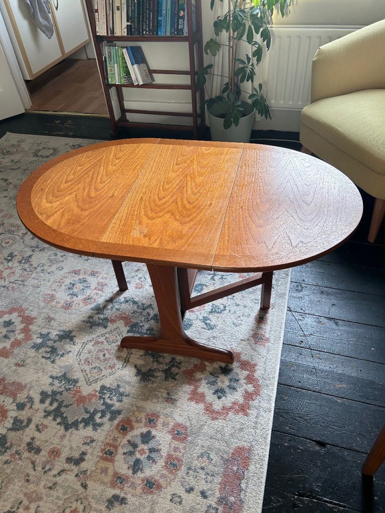 Parker Knoll Mid Century Modern Drop Leaf Side Table
