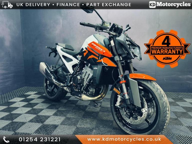 KTM 990 Duke 2026 FREE TECK PACK + 0% APR finance options